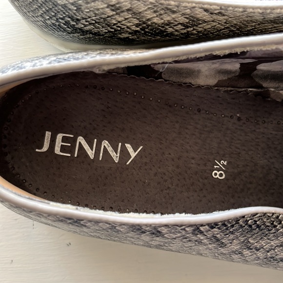 Jenny by Ara women’s snake grain flat shoes size 11 - Picture 3 of 7